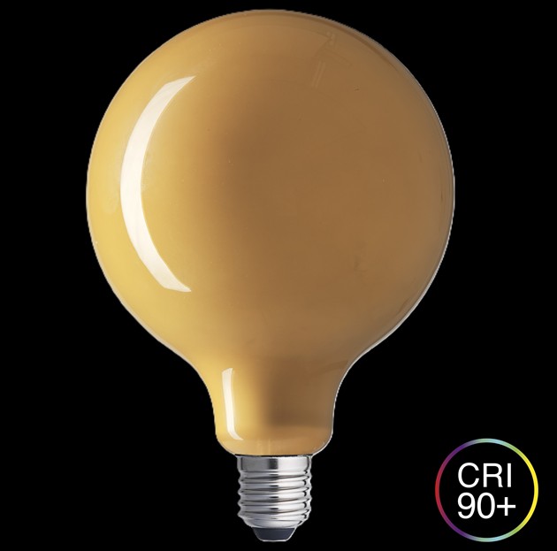 SOFT COLOR caramel glob 125mm E27 4W 1600K dimbar